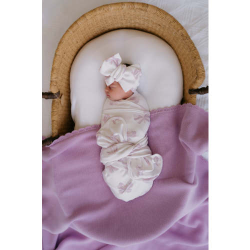 Swaddle Set | Lilac Butterflies – Little and Fern