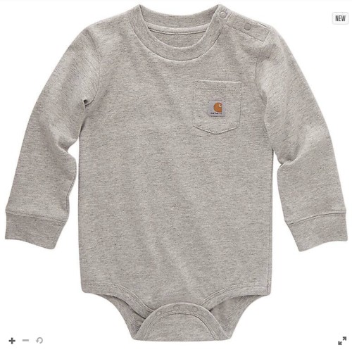 Kids' Long-Sleeve Pocket Bodysuit (Infant)