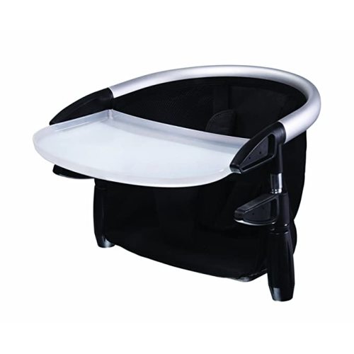 phil&teds Lobster Clip-On Highchair, Black – Award Winning Portable High Chair – Includes Carry Bag and Dishwasher Safe Tray – Hygienic and Easy Clean – Safe and Secure – Ideal For Home and Travel - 1 Count (Pack of 1)