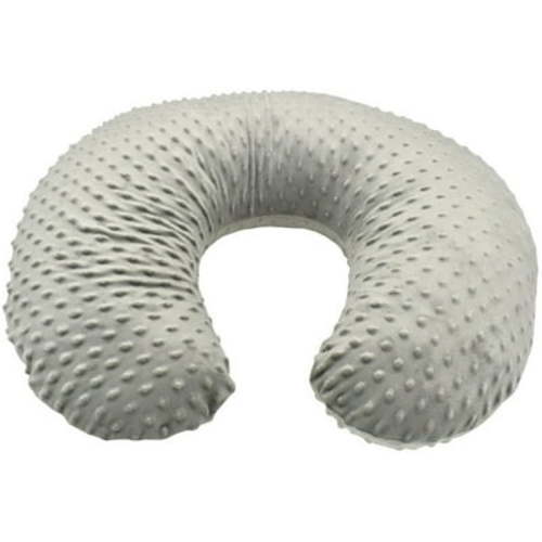 Wioihee Nursing Pillow Original Support, Gray Taupe Leaves, Ergonomic Nursing Essentials for Bottle and Breastfeeding, Firm Fiber Fill, with Removable Nursing Pillow Cover, Machine Washable Gray