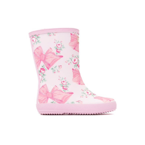 Hunter x LoveShackFancy First Classic Rain Boot - Toddler / Little Kid - Rose Beaux / Mint Pink | Journeys