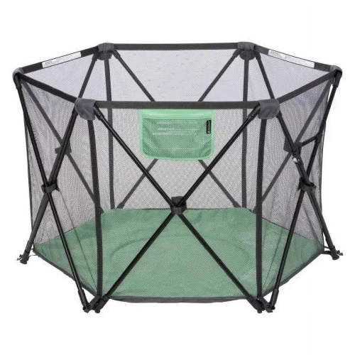 Baby Trend Play Zone Pop-up Play Pen for Toddlers, Playful Green