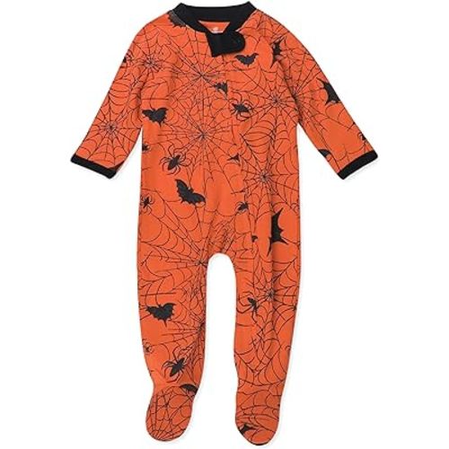 HonestBaby Celebration Sleep & Play Footed One-Piece Pajama Sleeper 100% Organic Cotton