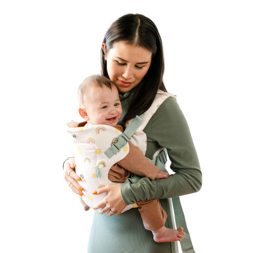 Infantino Flip 4-in-1 Convertible Baby Carrier, 4-Position, Unisex, 8-32lbs, Rainbow