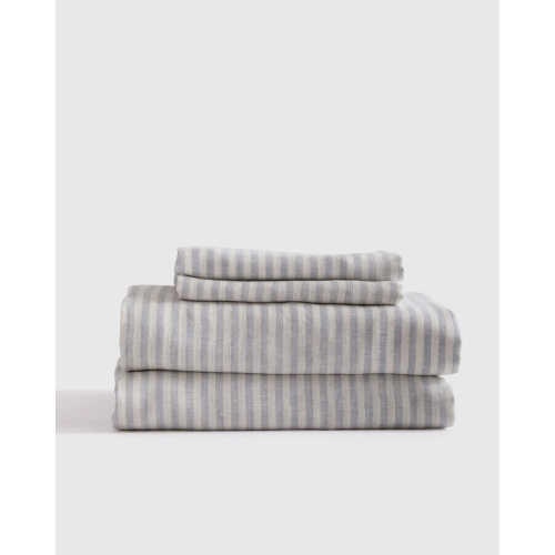 European Linen Stripe Sheet Set | Quince