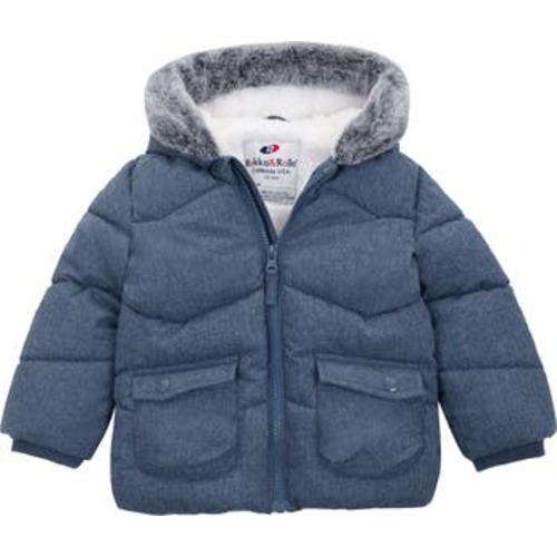 Baby Cozy Fleece Lined Warm Winter Coat with Hood, 6-9M
