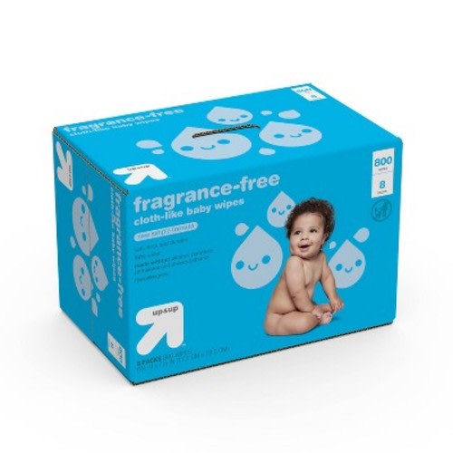 Fragrance Free Baby Wipes Refill Pack - 800ct - Up&Up™