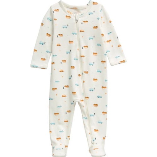 Nordstrom Print Cotton Footie Romper | Nordstromrack