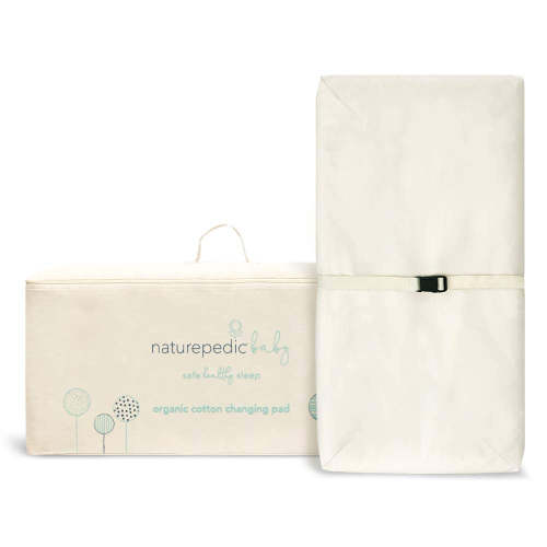 Naturepedic 4-Sided Organic Cotton Contoured Changing Pad