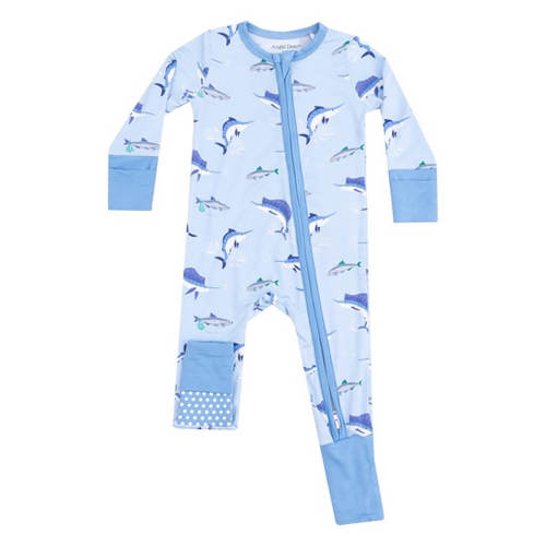 2 Way Zipper Romper Deep Sea Fishing 6-12 month