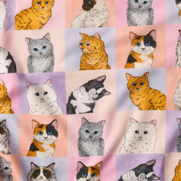 Kitty Cat Organic Cotton Snuggle Blanket