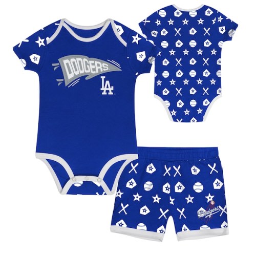 Los Angeles Dodgers Infant On Deck 2-Piece Diaper Cover Set - Blue