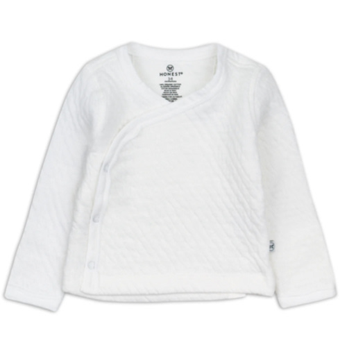Organic Cotton Matelassé Side-Snap Kimono Top | Honest Baby Clothing