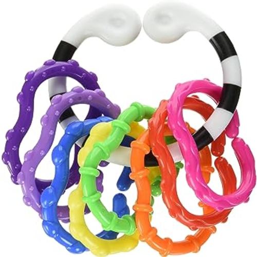 Nuby 536042 Playlinks Teether, 8-Pack