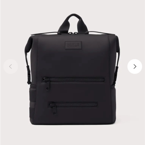 Large Indi neoprene Diaper Backpack- Black
