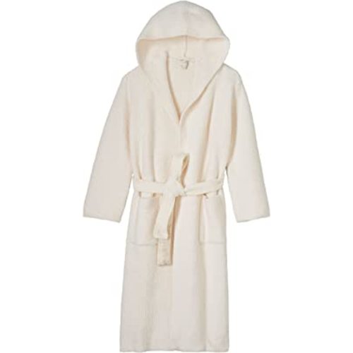 Barefoot Dreams CozyChic Ribbed Hooded Robe