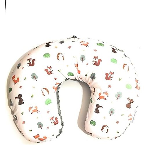 Baby Nursing Pillow Woodland Style,Full Support to Feeding Milk to Baby for Mother and Father, Machine Wash