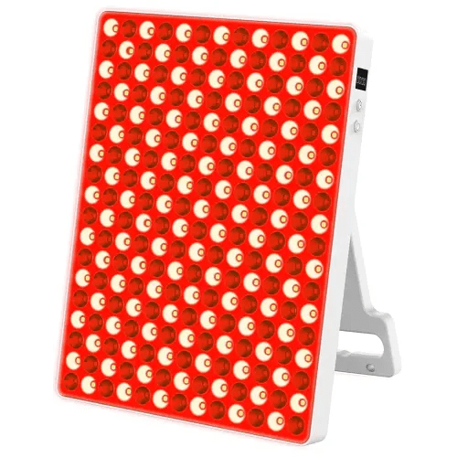 Red Light Therapy with Timing and 180° Adjustable Stand, Deep 660/850nm Near Infrared& Red Light Therapy Panel for Face Body, Skin Care, Home LED Therapy Lamp for Pain Relief of Muscles Joints,234LEDs