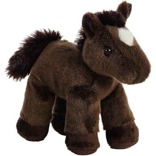 Aurora® Adorable Mini Flopsie™ Chestnut™ Stuffed Animal - Mini Companions Ready for Playful Adventures - for Kids All Ages, Toddlers, Adults, and Families - Brown 8 Inches