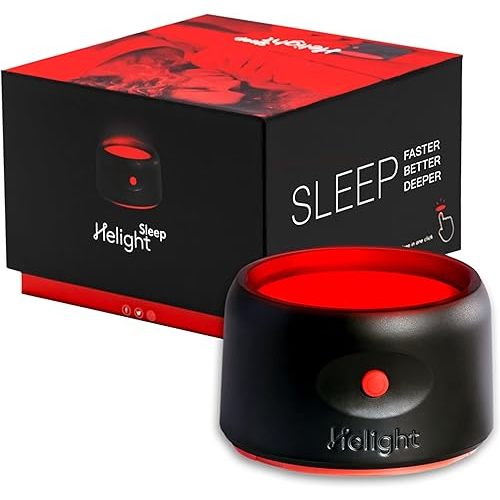 Red Light Therapy Sleep Device – Patented & Award Winning 630nm Pure Red Light Lamp Sleep Aid to Support Deep Relaxation – Red Light for Sleep Lamp Backed by Science for Adults & Kids
