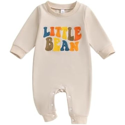 BemeyourBBs Newborn Baby Boy Fall Winter Clothes Long Sleeve Romper Jumpsuit Cute Infant One Piece Outfit