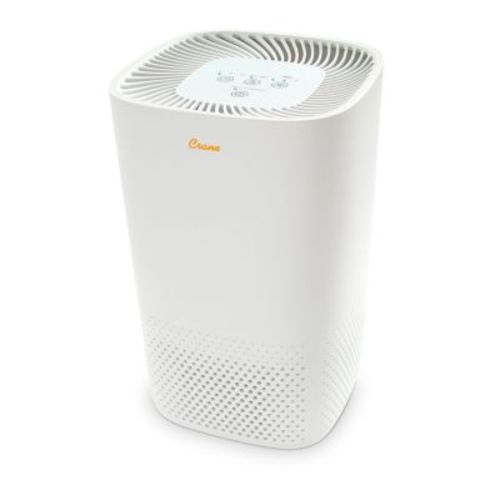 Crane Air Purifier with True HEPA Filter, UV Light, 250 Sq Feet Coverage, Timer Function, Sleep Mode, Washable Particle Filter, EE-5067