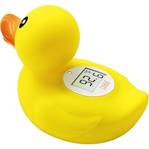 B&H Duck Baby Bath Thermometer, Digtal Newborn Tub Thermometer for Accurately Measuring Baby's Water Temperature, BPA Free, Toddlers Safety Floating Toy