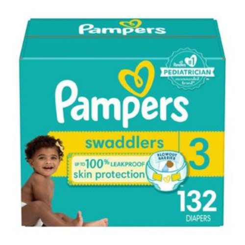 Pampers Swaddlers Diapers, Super Econo Pack, Size 1-8, 58-160CT