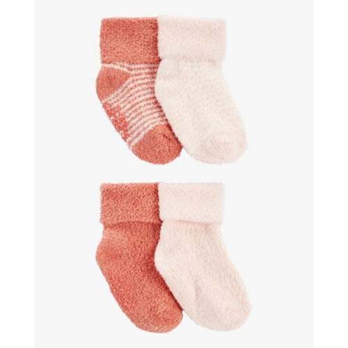 Baby 4-Pack Foldover Chenille Booties - Carter's | Carter's