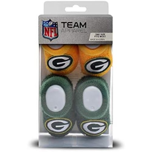 FBF - NFL Team Logo & Colors Infant Bootie Socks 0-12 Months - 2 Pack