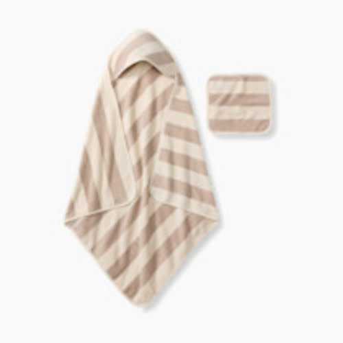 Burt's Bees Baby Organic Cotton Woven Terry Towel - Oat, One Size