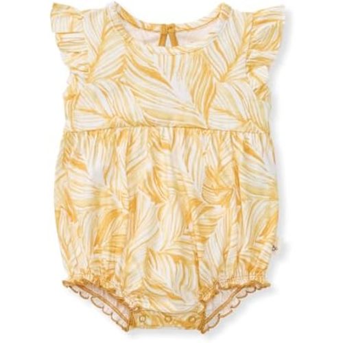 Burt's Bees Baby Baby Girls Romper, 100% Organic Cotton One-piece Bubble Shortall and Layette Set Girl Outfit