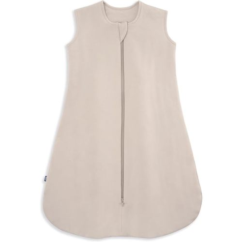 HALO Sleepsack Supersoft Wearable Blanket, Viscose Made from Bamboo, Sleeping Bag for Babies, 1.5 TOG, 6-12 Months, Medium, Oat