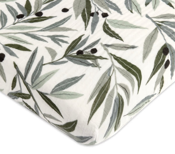 Babyletto Mini Crib Sheet in GOTS Certified Organic Muslin Cotton