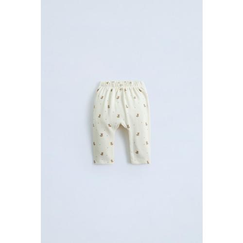 SOFT TOUCH BEARS PANTS - Ecru | ZARA United States
