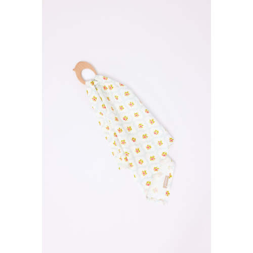 Victoria - Linen + Maple Ring Teether – WildBird