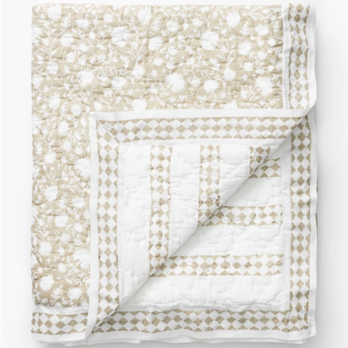 Arcadia Block Print Kids Quilt