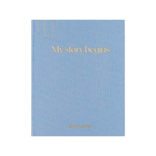 Baby Memory Book, Baby Books for Baby Shower Gift, Baby'S First Year Book Monthly Baby Milestone Tracker, Baby Scrapbook Baby Photo Albums Pregnancy Journal Baby Growth Record Book, 10.2×8.3In, Blue