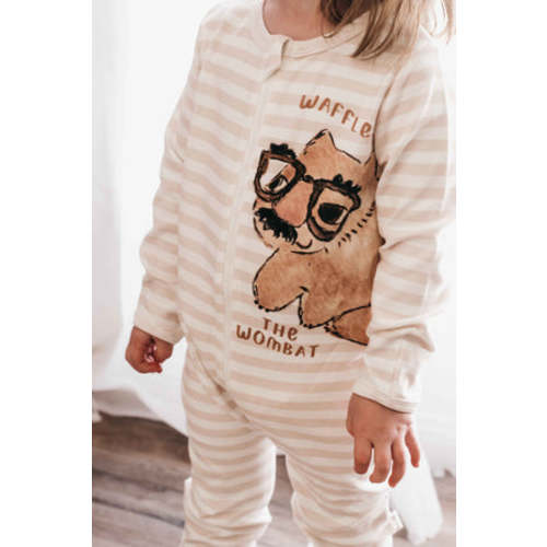 Zipsuit- Waffles The Wombat – Bencer & Hazelnut