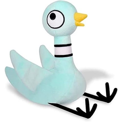 Don't Let The Pigeon Drive The Bus Plush 12” Mo Willems Kohls Stuffed Animal Plushs Soft Stuffed Bird Kids Toys Boy Girl Home Decor Adorable Ultra-Soft Classics Comfort
