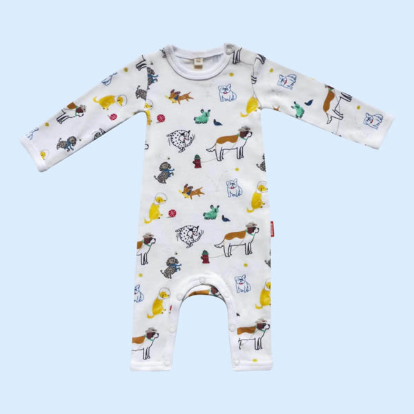Dogs Print Romper