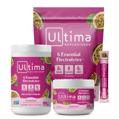 Passionfruit electrolyte drink mix