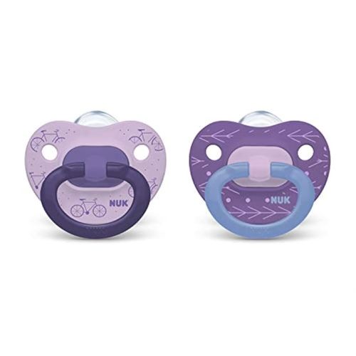 NUK Orthodontic Pacifiers - 18-36 Months - Purple - 2 Pack