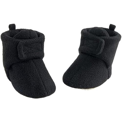 pureborn Unisex Baby Boy Girl Fleece Cozy Booties Warm Infant Shoes