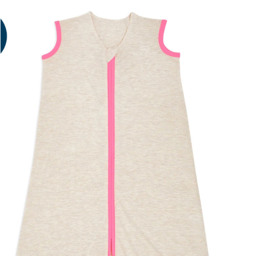 Ideal Temp Oatmeal/Pink Wearable Baby Blanket | HALO