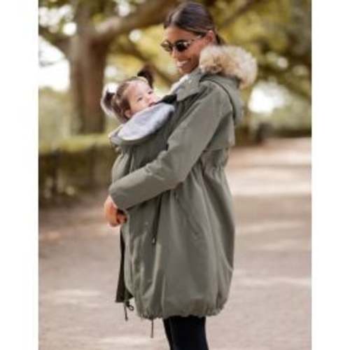 Valetta | Khaki 3 in 1 Winter Maternity Parka