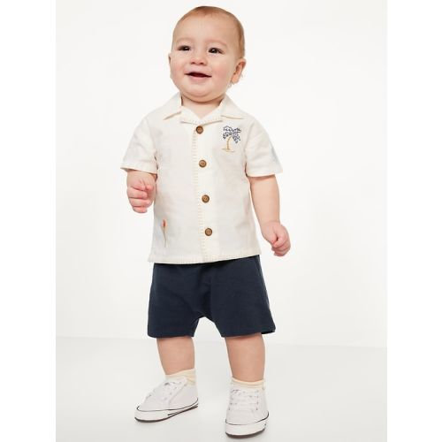 Thermal-Knit Pull-On Shorts for Baby