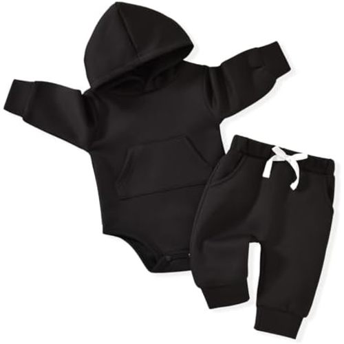 Aalizzwell Infant Baby Winter Hoodie Outfit