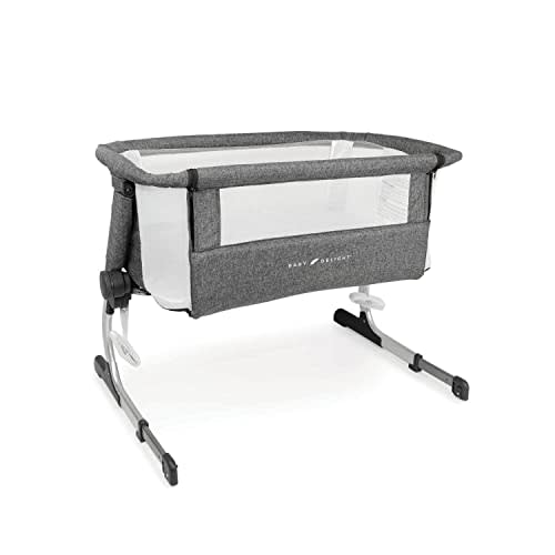 Baby Delight Beside Me Dreamer Bassinet Bedside Sleeper (Charcoal Tweed)