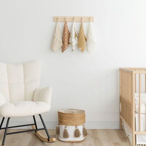 Crane Baby Kendi 5-pc. Wash Cloth Set (safari Animal) & Reviews | Wayfair